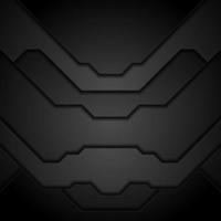 Black technology concept abstract background vector