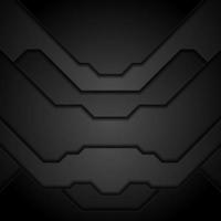 Black technology concept abstract background vector