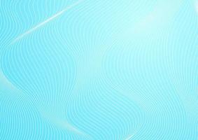 Abstract blue curved waves refraction vector background