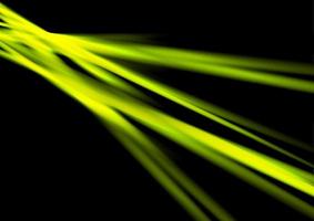 Glowing neon green smooth rays abstract background vector