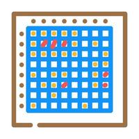 battleship board game table color icon vector illustration