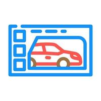 car toy child color icon vector illustration