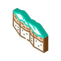 transform earthquake isometric icon vector illustration