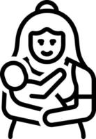 line icon for mothers vector