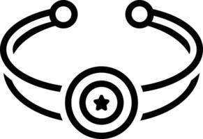 line icon for bracelets vector