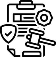 line icon for compliant vector