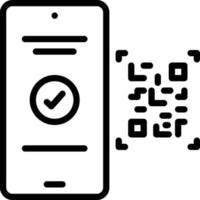 line icon for transactions vector