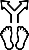 line icon for alternative vector