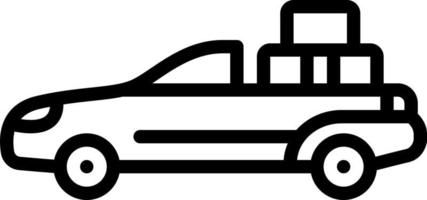 line icon for pickup vector