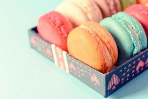 French macaroon cookies photo