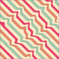 illustration vector graphic of retro groovy abstract background