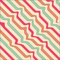 illustration vector graphic of retro groovy abstract background