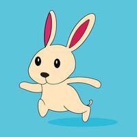 A Delightful Rabbit Vector Illustration