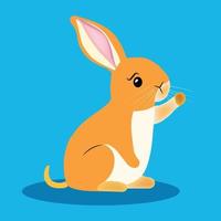 Hop into Spring with a Cute Rabbit Vector