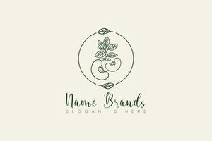 Garden Nature Soybeans Logo vector