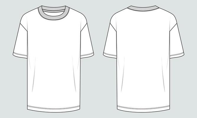 T Shirt Front And Back Vector Art, Icons, and Graphics for Free Download