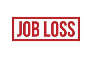 Job Loss Rubber Stamp Seal Vector