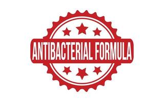 Antibacterial formula rubber grunge stamp seal vector