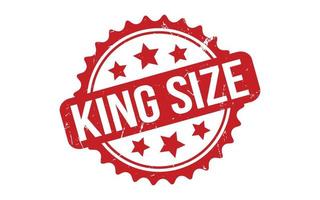 King Size Rubber Stamp Seal Vector