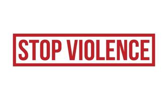 Stop Violence Rubber Stamp Seal Vector