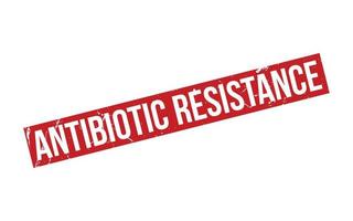 Antibiotic resistance Rubber Stamp Seal Vector