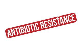 Antibiotic resistance rubber grunge stamp seal vector