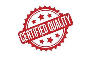 Certified Quality Rubber Stamp Seal Vector