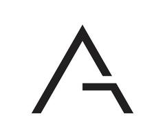 A letter logo design vector template