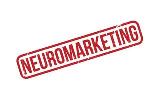 neuromarketing caucho sello sello vector