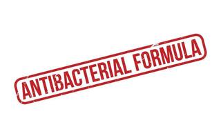 Antibacterial formula rubber grunge stamp seal vector