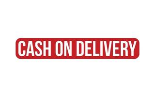 Cash on Delivery Rubber Stamp Seal Vector