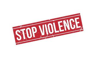 Stop Violence Rubber Stamp Seal Vector