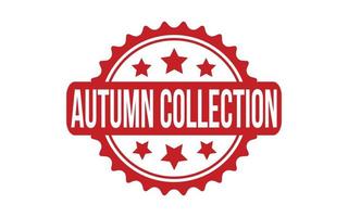 Autumn collection rubber grunge stamp seal vector