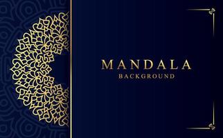 Golden mandala design background vector illustration