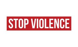 Stop Violence Rubber Stamp Seal Vector