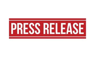 Press Release Rubber Stamp Seal Vector