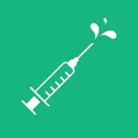 The vector file of syringe