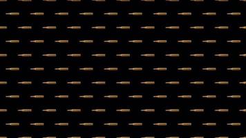 Bullet pattern are arranged in a grid pattern with alpha channel video