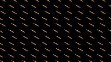 Bullet pattern are arranged in a grid pattern with alpha channel video