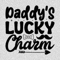 Daddy's Lucky Charm vector