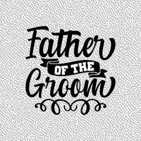 Father of the Groom vector