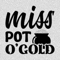 Miss Pot O'gold vector