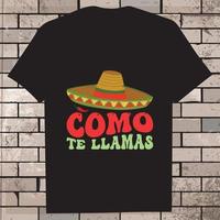 Cinco de Mayo T-Shirt design, Icon, illustration, Graphic vector