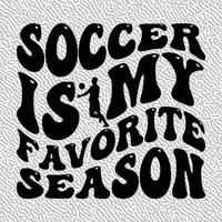 Soccer is My Favorite Season vector