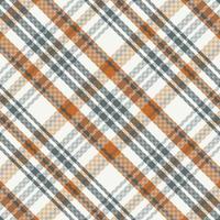 Tartan or plaid halloween color pattern. vector