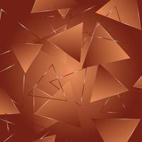 Bronze triangle pattern. Abstract pattern. vector