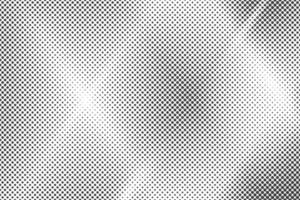 Halftone vector background. Dotted texture with gradient. Retro cartoon gradation illustration with pixel effect. Cross scratched mirror backdrop.