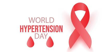 World Hypertension Day. Template for background, banner, card, poster. vector illustration.