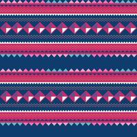 Thailand hill tribe seamless pattern and background, flat vector. vector