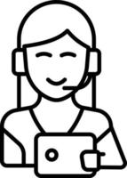 Customer Support  Illustration Vector